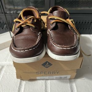 Sperry leather little kid shoes